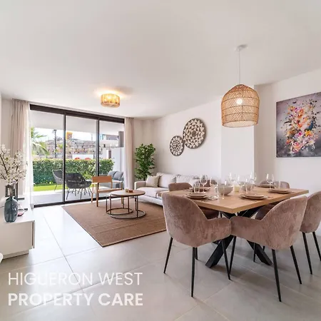 아파트 Private Garden - Pool Access And Terrace Near Carvajal Beach,